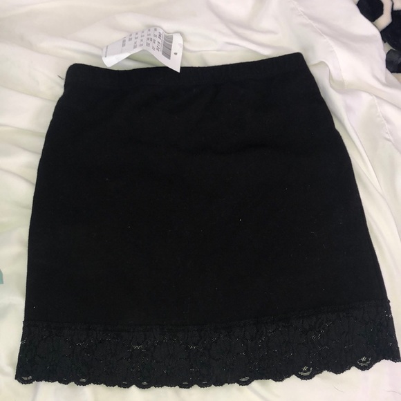 Brandy melville black lace skirt Clearance